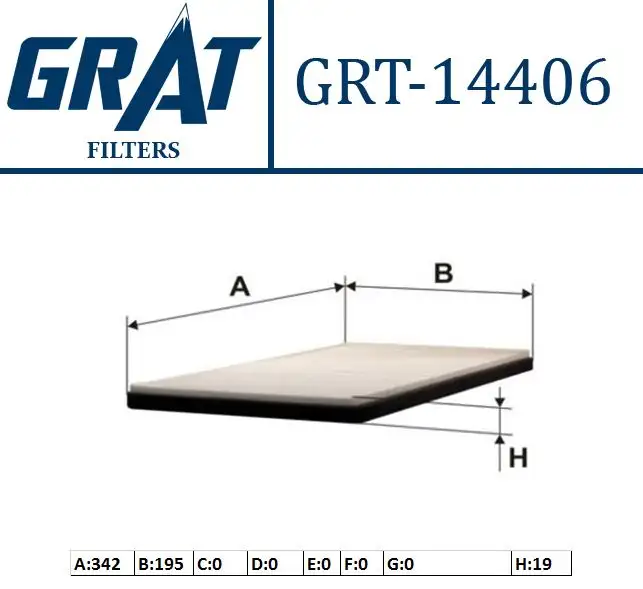 GRAT 14406 Polen Filtresi 6808604