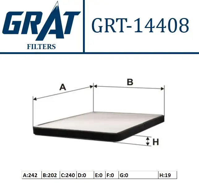 GRAT 14408 Polen Filtresi 4705463
