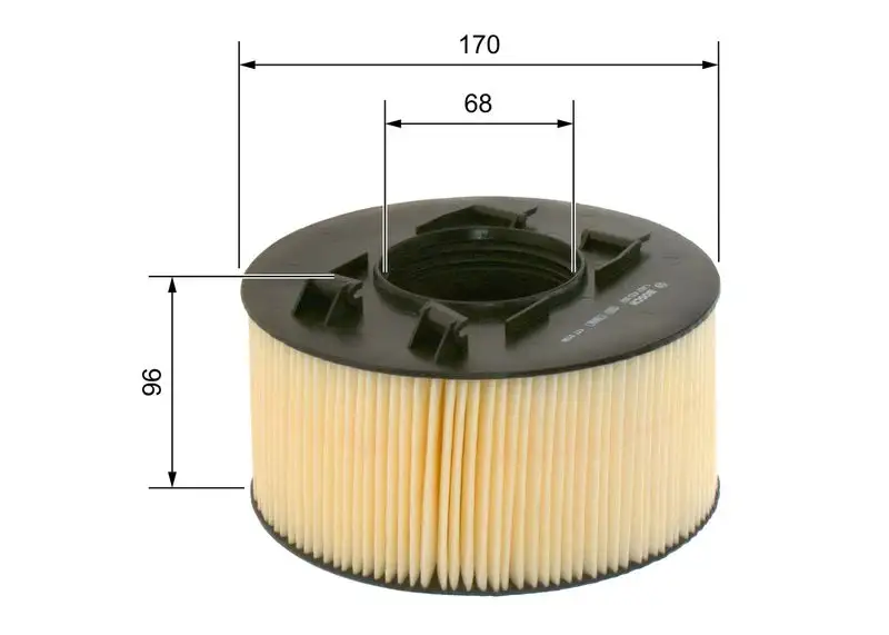 BOSCH 1457433093 Hava Filtresi 13717503141