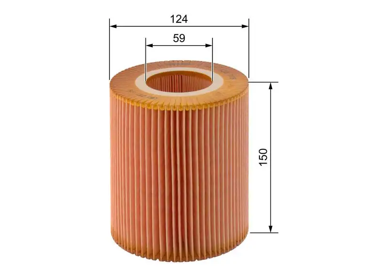 BOSCH 1457433715 Hava Filtresi A1660940004