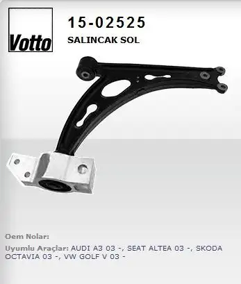 VOTTO 15-02525 Alt Salıncak (Sağ) 1K0407152AC