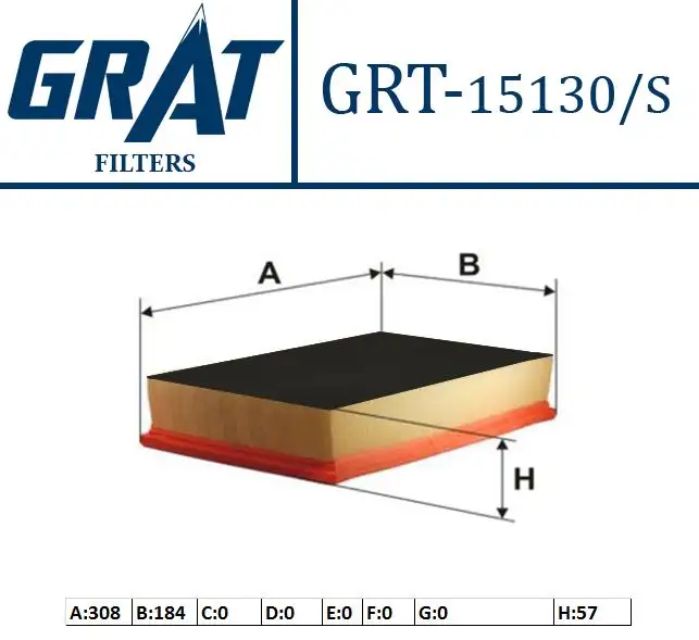 GRAT 15130S Hava Filtresi 5Q0129620C