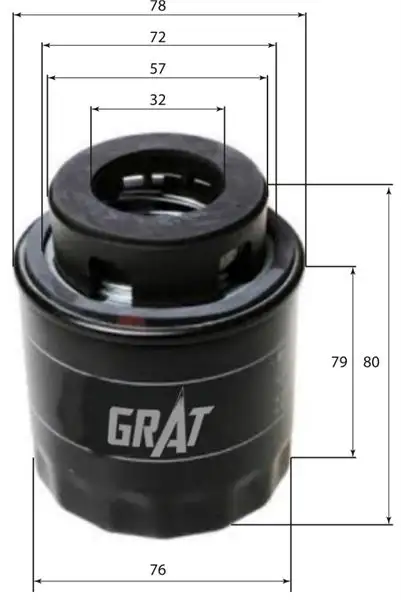 GRAT 15215 Yağ Filtresi 03C115561B