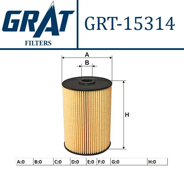 GRAT 15314 Yakıt Filtresi 1K0127434B