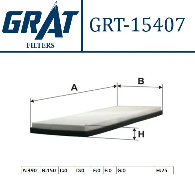GRAT 15407 Polen Filtresi 8A0819439