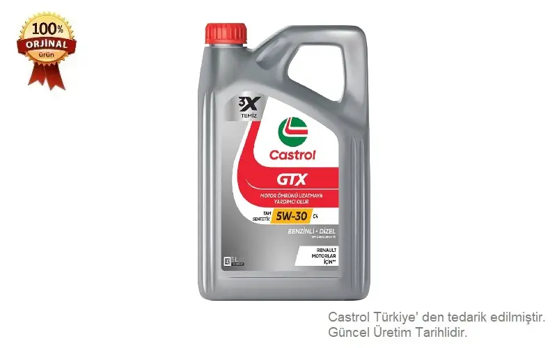 CASTROL 5w30 Gtx (5 Litre)