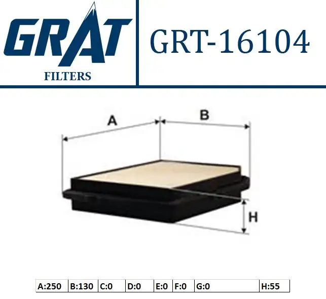 GRAT 16104 Hava Filtresi 281131J000
