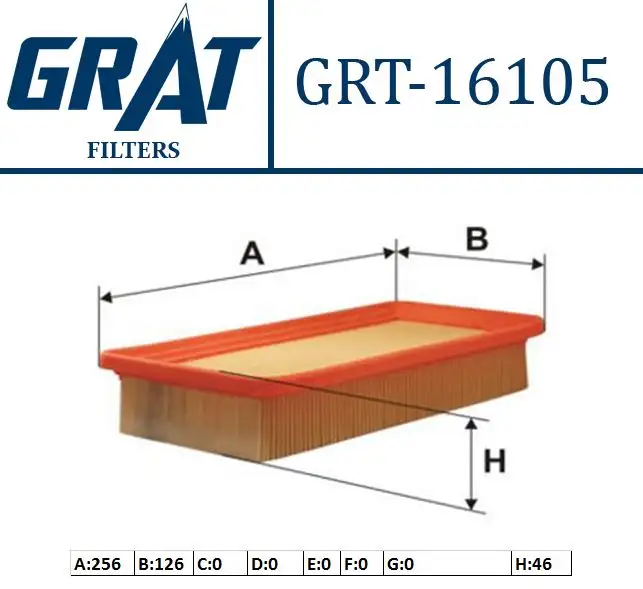 GRAT 16105 Hava Filtresi 281131C000