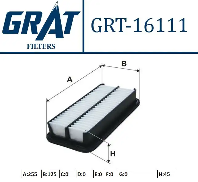 GRAT 16111 Hava Filtresi 281131C500