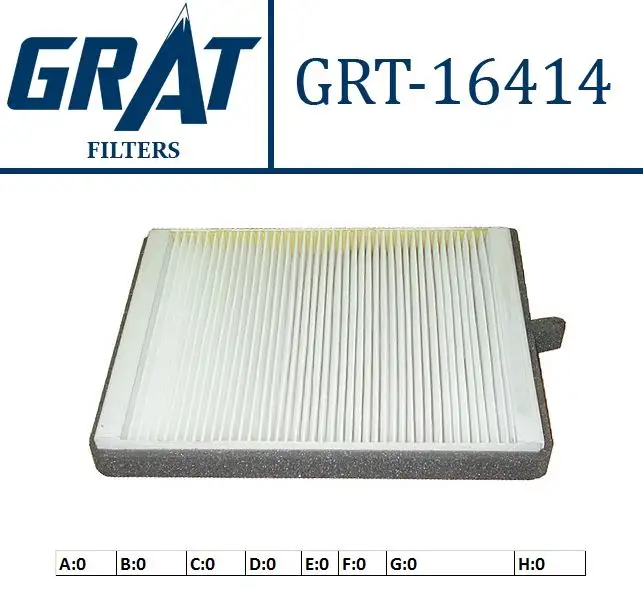 GRAT 16414 Polen Filtresi 9761725000