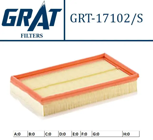 GRAT 17102S Hava Filtresi 98AX9601AA