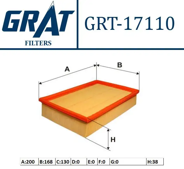 GRAT 17110 Hava Filtresi 91FF9601AB
