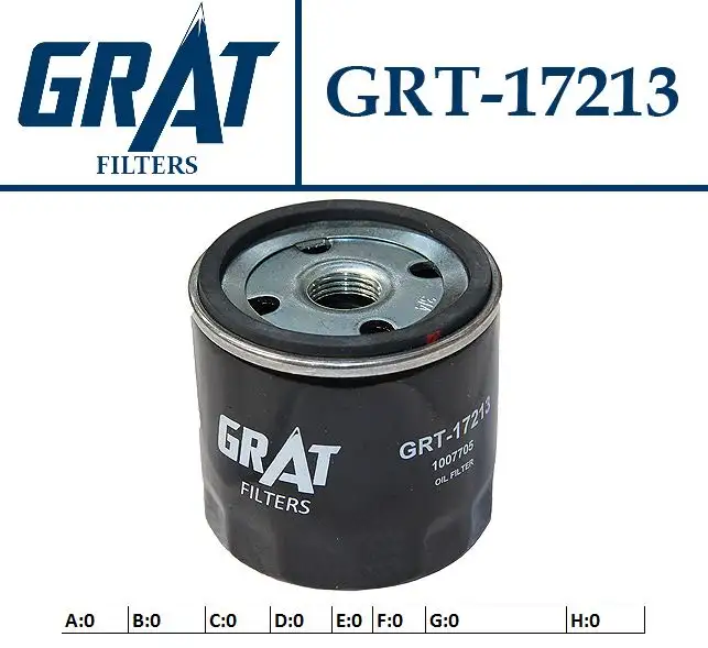 GRAT 17213 Yağ Filtresi EM5G6714AA