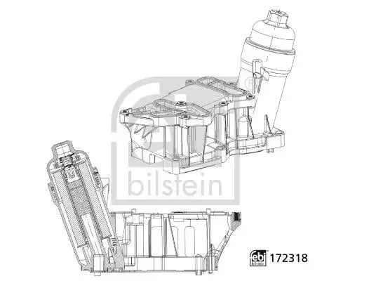 FEBI 172318 Yağ Filtre Gövdesi 11428507697