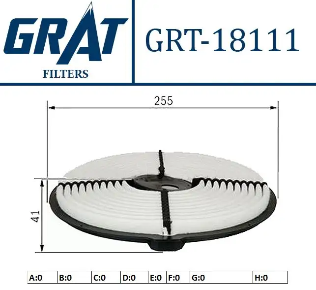 GRAT 18111 Hava Filtresi 1780115060