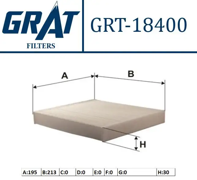 GRAT 18400 Polen Filtresi 87139YZZ16