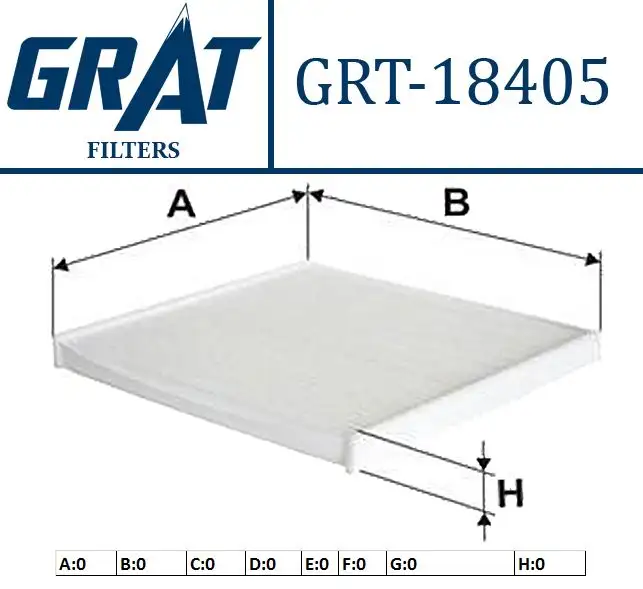 GRAT 18405 Polen Filtresi 87139YZZ06