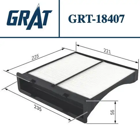 GRAT 18407 Polen Filtresi 72880FG0009P