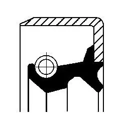 CORTECO 19015593B (82015593) Arka Aks Keçesi G03026154A