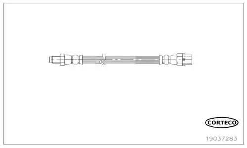 CORTECO 19037283 Arka Fren Hortumu 34309804832