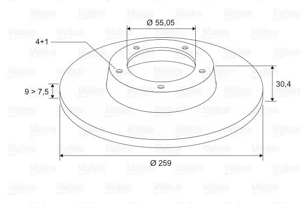 VALEO 197113 Arka Fren Diski 4243152080