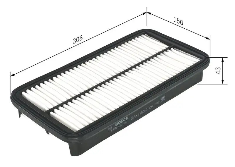 BOSCH 1987429135 Hava Filtresi