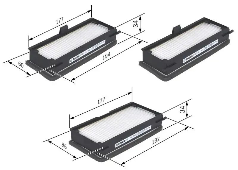 BOSCH 1987432060 Polen Filtresi