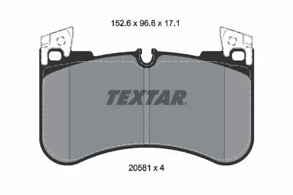 TEXTAR 2058101 Ön Fren Balatası