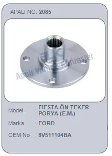 AYK 2085 Ön Poyra 8V511104BA