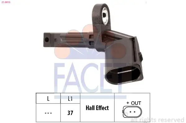 FACET 21.0015 ABS Hız Sensörü