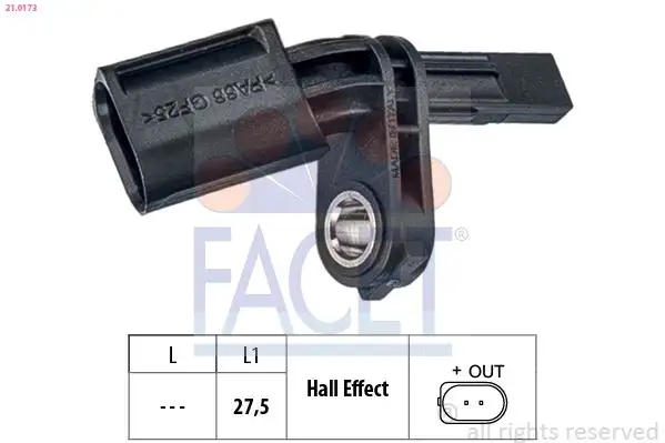 FACET 21.0173 ABS Hız Sensörü