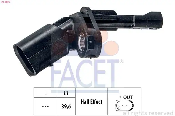 FACET 21.0175 ABS Hız Sensörü (Arka Sol)