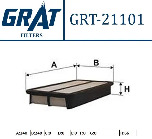 GRAT 21101 Hava Filtresi 8973692930