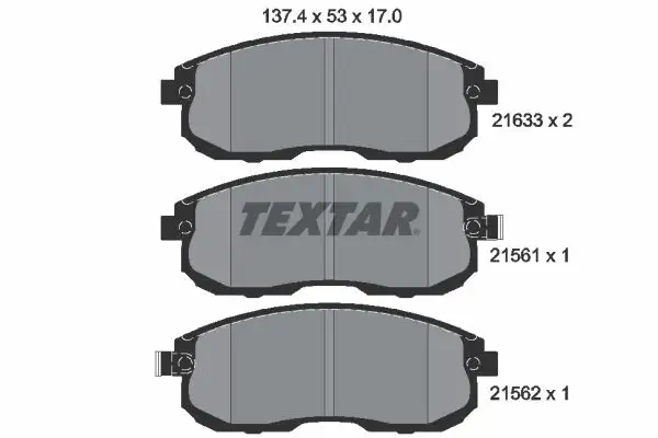 TEXTAR 2156101 Ön Fren Balatası