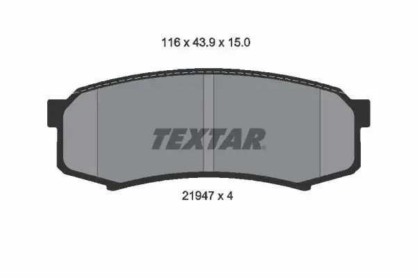 TEXTAR 2194701 Arka Fren Balatası