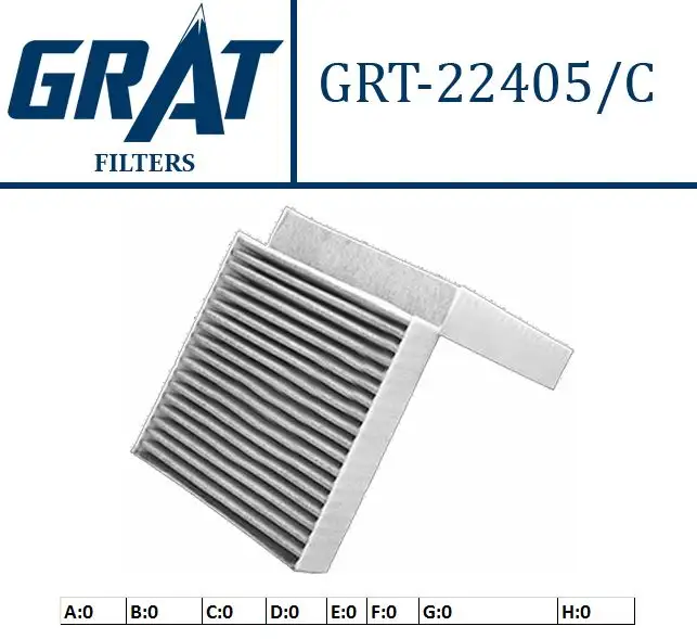GRAT 22405C Polen Filtresi (Karbonlu) 1718300418