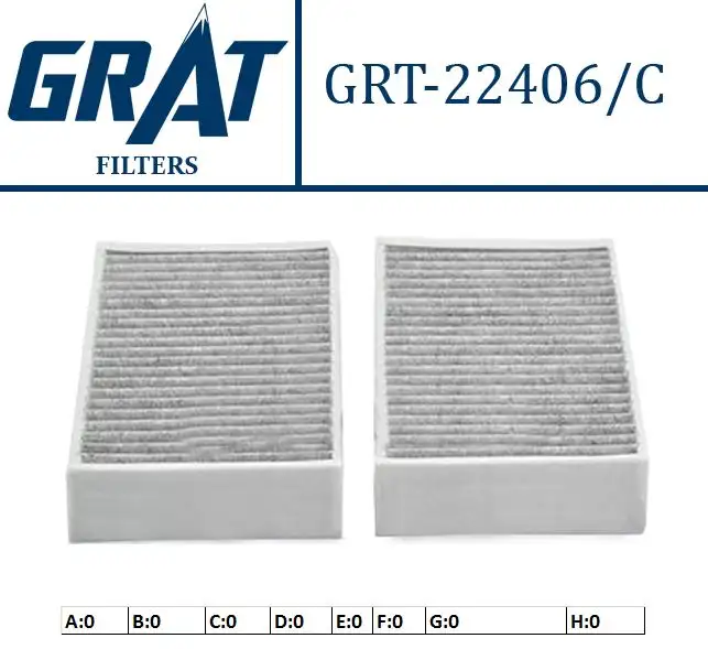 GRAT 22406C Polen Filtresi (Karbonlu) 1648300218