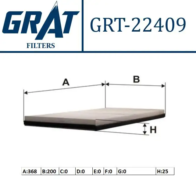 GRAT 22409 Polen Filtresi 6388350047
