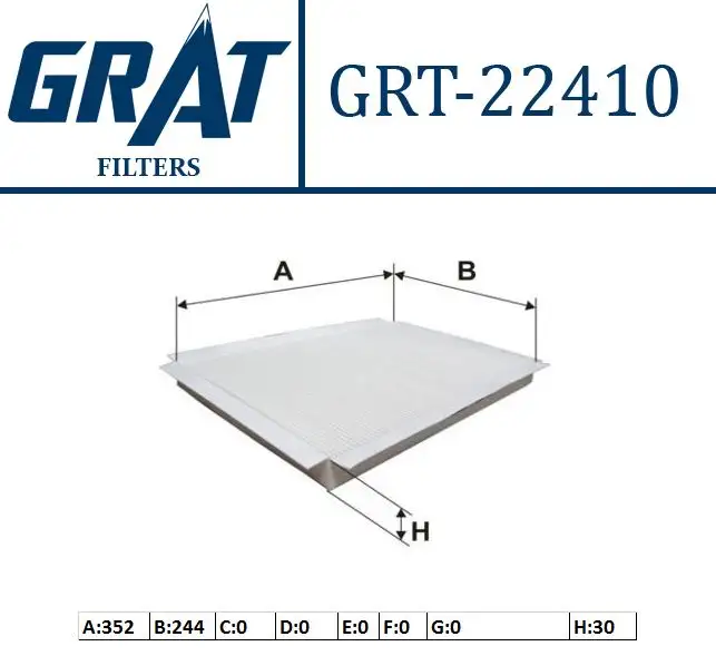 GRAT 22410 Polen Filtresi 1688300018