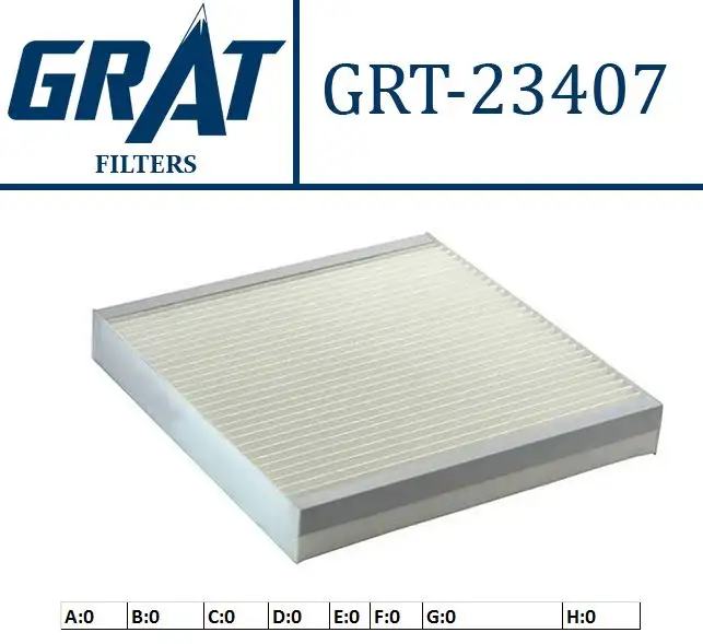 GRAT 23407 Polen Filtresi JKR100020