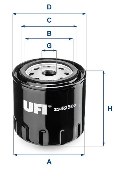 UFI 23.425.00 Yağ Filtresi