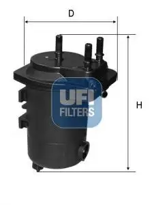 UFI 24.132.00 Yakıt Filtresi