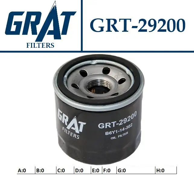 GRAT 29200 Yağ Filtresi B6Y114302