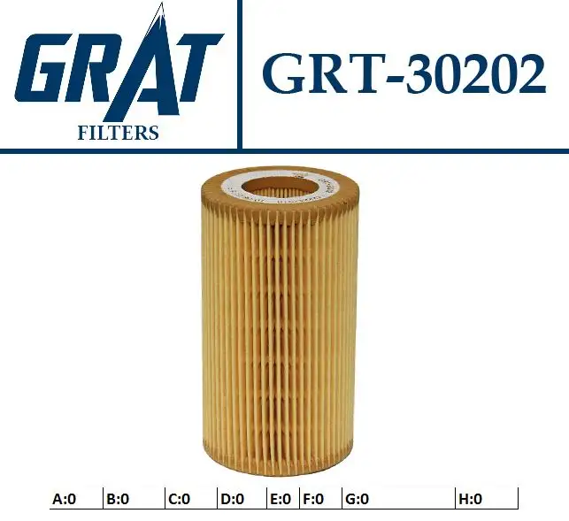 GRAT 30202 Yağ Filtresi 11422247018