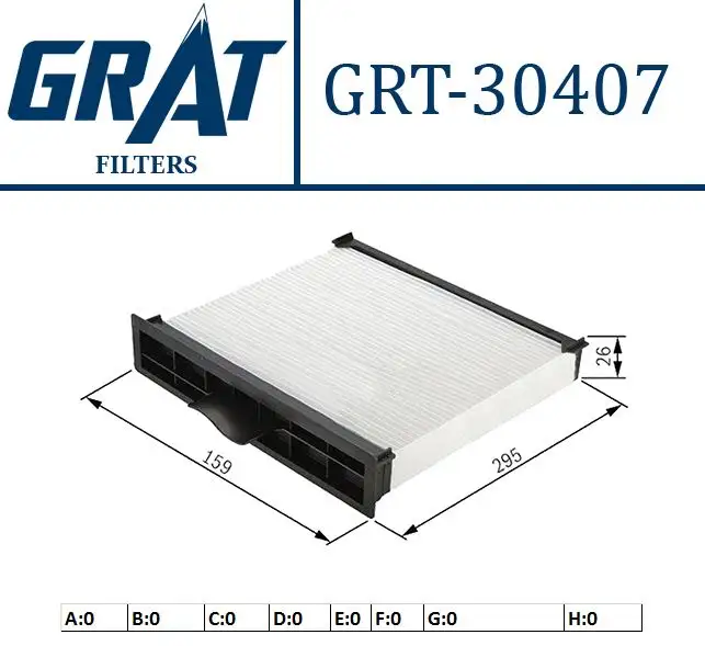 GRAT 30407 Polen Filtresi 64111393489