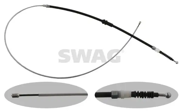 SWAG 30936957 El Fren Halatı (Arka) 2K0609721P