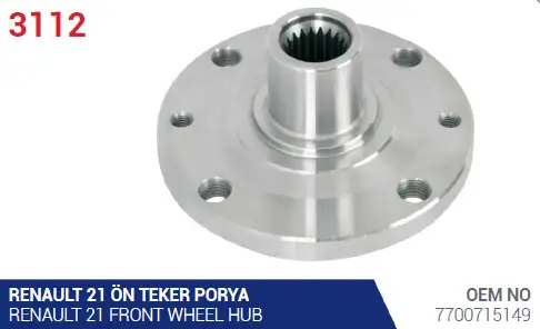 AYK 3112 Ön Poyra 7700715149