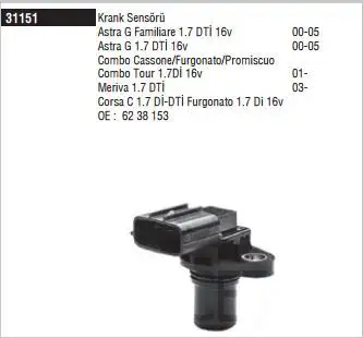 DODUCO 31151 Krank Sensörü 6268153