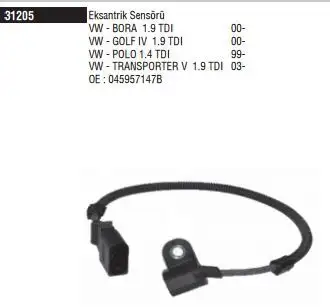 DODUCO 31205 Eksantrik Sensörü 045957147D