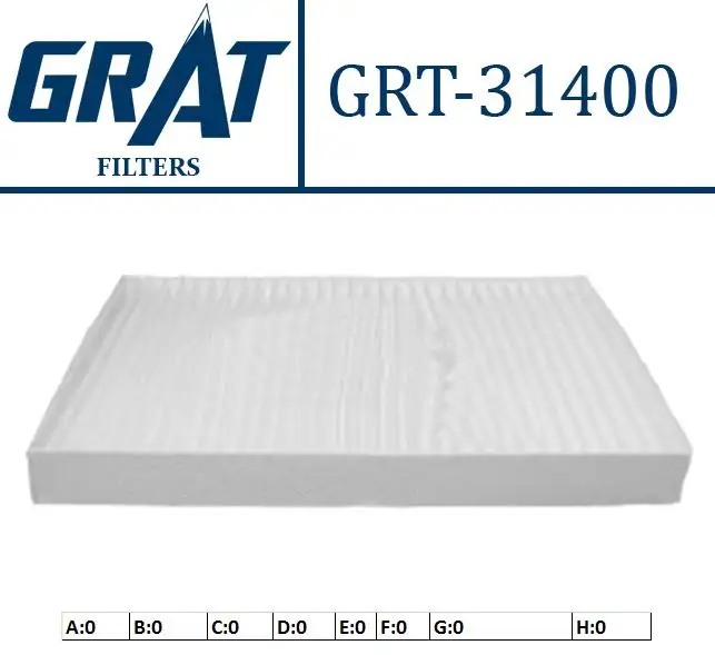 GRAT 31400 Polen Filtresi 4596501AB